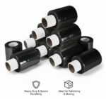 Mini Handy Black Pallet Wrap 100mm x 150m 17mu (1 Roll) – palletwraps - Image 2