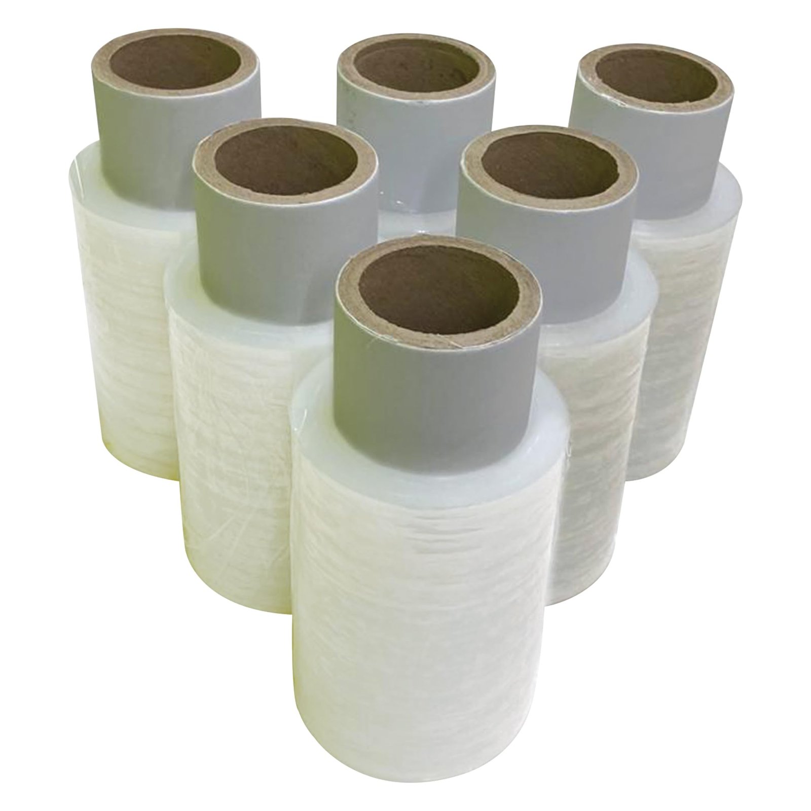 612W8NF1JFL Mini Handy Clear Pallet Wrap 100mm x 150m 17mu (1 Roll) – palletwraps - Image 2