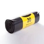 Black Refuse Sacks 72 x 84cm – 20s Roll Bin Bags (100 Gauge) palletwraps