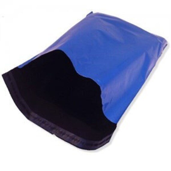 Metallic Blue Postage Bags – Eco-Friendly Mailing and Packaging Bags for Clothes and Parcels (17″ x 22″ / 430mm x 560mm) palletwraps
