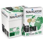 Navigator Universal A4 Printer Paper – 80gsm Matte White (500/2500 Sheets) palletwraps