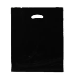 Plastic Carrier Bags – Eco Friendly – Black – Large 22″ x 18″ + 3″ palletwraps