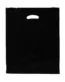 Plastic Carrier Bags – Eco Friendly – Black – Large 22″ x 18″ + 3″ palletwraps