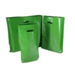 Plastic Carrier Bags – Eco Friendly – Apple Green – Large 22″ x 18″ + 3″ palletwraps