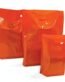 Plastic Carrier Bags – Eco Friendly – Orange – Small 10″ x 12″ + 4″ palletwraps