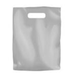Plastic Carrier Bags – Eco Friendly – White – Medium 15″ x 18″ + 3″ palletwraps