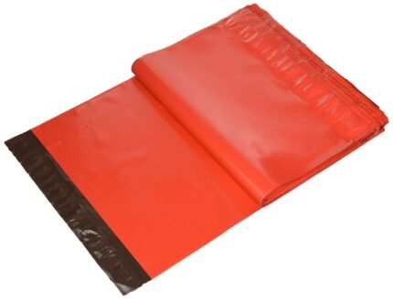 Red Postage Bags – Eco-Friendly Mailing and Packaging Bags for Clothes and Parcels (10″ x 14″ / 250mm x 350mm) palletwraps