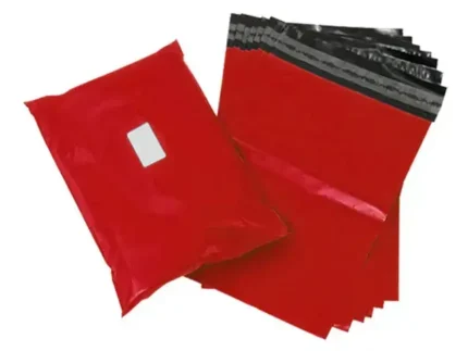 Red Postage Bags – Eco-Friendly Mailing and Packaging Bags for Clothes and Parcels (12″ x 16″ / 305mm x 405mm) palletwraps