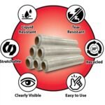 Nano Clear Machine Wrap Stretch Film 500mm x 12mu 350% Stretch (1 Roll) – palletwraps - Image 2