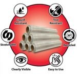 Clear Stretch Film 500mm x 250m 23mu – Standard Core palletwraps - Image 2