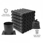 Black Refuse Sacks 18″ x 29″ x 39″ – Extra Heavy Duty Bin Bags (Pack of 200) palletwraps - Image 2