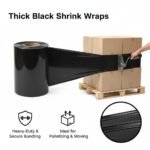 Black Stretch Film 500mm x 300m 17mu – Standard Core (1 Roll) – palletwraps - Image 2