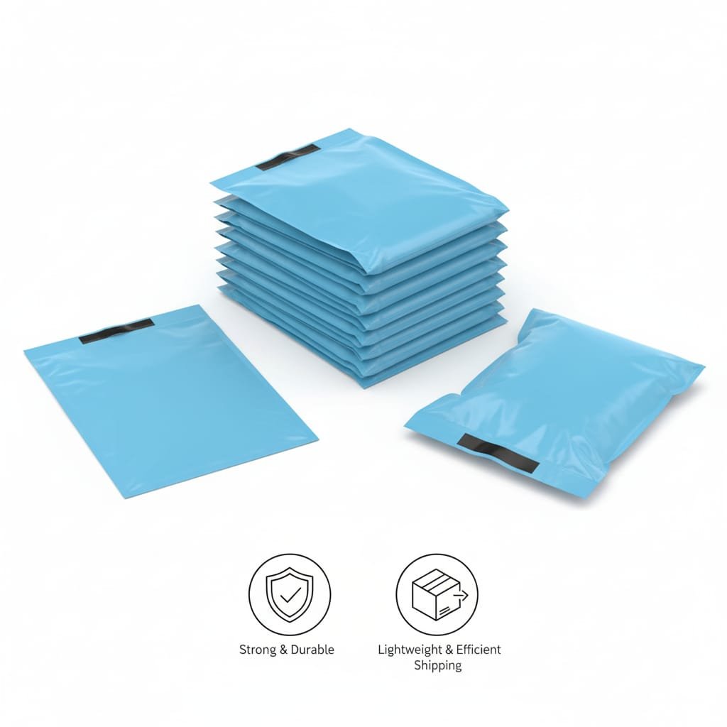 WhatsApp Image 2025-10-10 at 11.46.44 AM (1) Sky Blue Postage Bags – Eco-Friendly Mailing and Packaging Bags for Clothes and Parcels (10″ x 14″ / 250mm x 350mm) palletwraps - Image 2