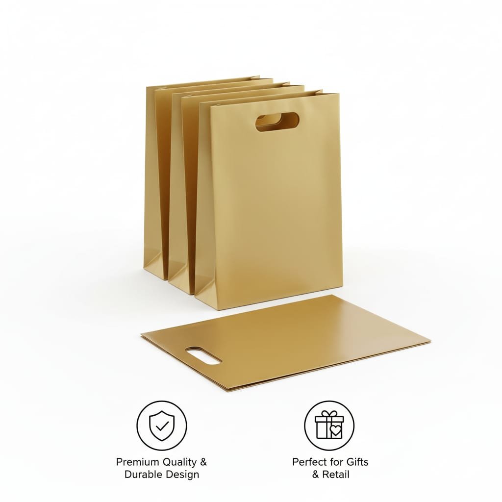 WhatsApp Image 2025-10-10 at 12.17.48 PM Plastic Carrier Bags – Eco Friendly – Gold – Small 10″ x 12″ + 4″ palletwraps - Image 2