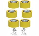Yellow Duct Tape – 50mm x 50m palletwraps - Image 2