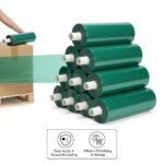 Green Stretch Film 400mm x 250m 23mu – Extended Core palletwraps - Image 2