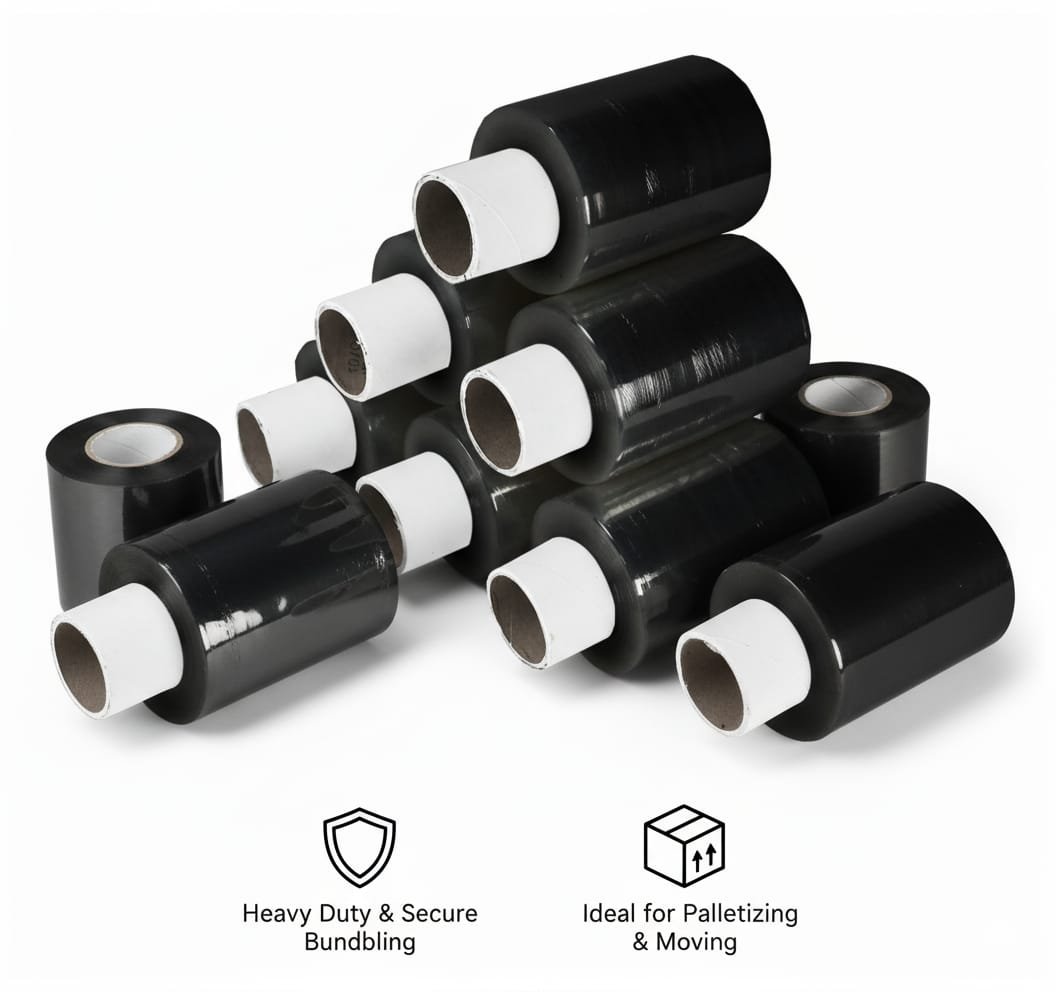 WhatsApp Image 2025-10-10 at 9.57.47 AM Mini Handy Black Pallet Wrap 100mm x 150m 17mu (1 Roll) – palletwraps - Image 2