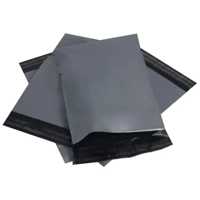 Grey Postage Bags – Eco-Friendly Mailing and Packaging Bags for Clothes and Parcels (14″ x 21″ / 350mm x 533mm) palletwraps