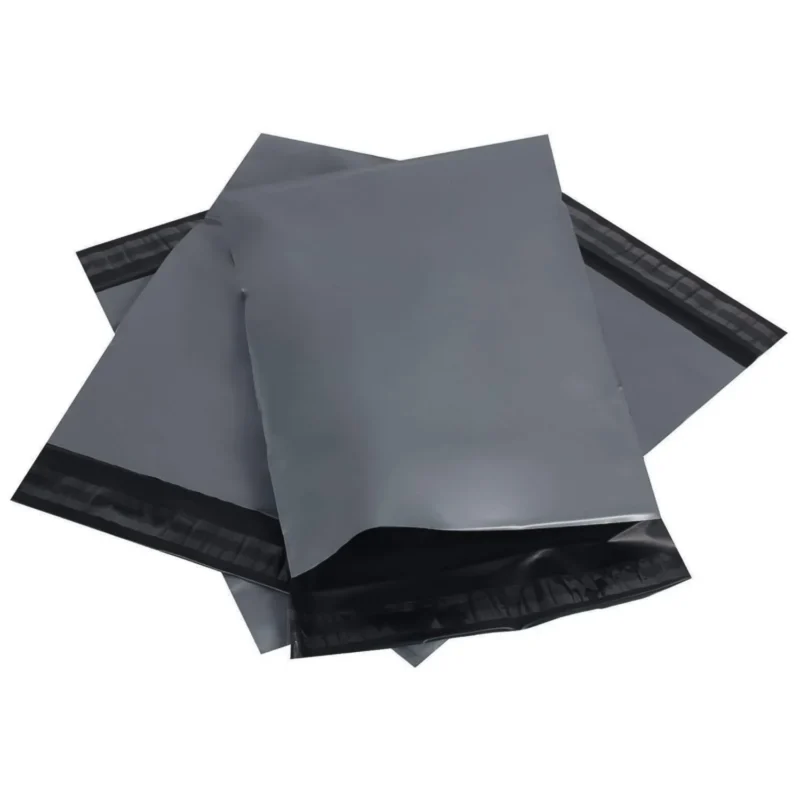 Grey Postage Bags – Eco-Friendly Mailing and Packaging Bags for Clothes and Parcels (14″ x 21″ / 350mm x 533mm) palletwraps