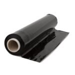 Black Stretch Film 500mm x 300m 17mu – Standard Core (1 Roll) – palletwraps