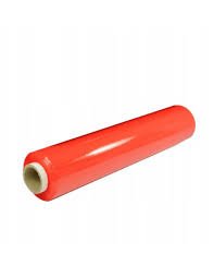 Red Stretch Film 400mm x 250m 20mu – Standard Core (1 Roll) – palletwraps