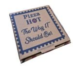 BROWN PREMIUM PIZZA PACKAGING BOXES – ECO-FRIENDLY & STRONG CARDBOARD PACK OF 50 box - Image 2