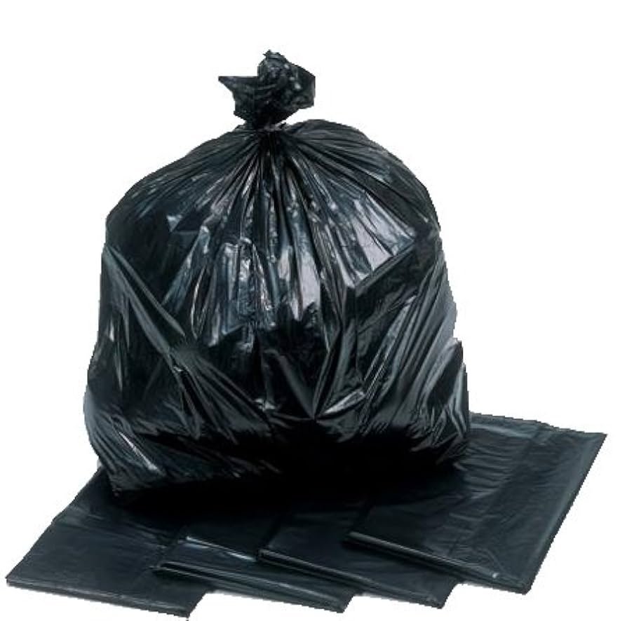 Black-Refuse-Sacks-18″-x-29″-x-39″.jpg Black Refuse Sacks 18″ x 29″ x 39″ – Medium Duty Bin Bags (Pack of 200) palletwraps - Image 1